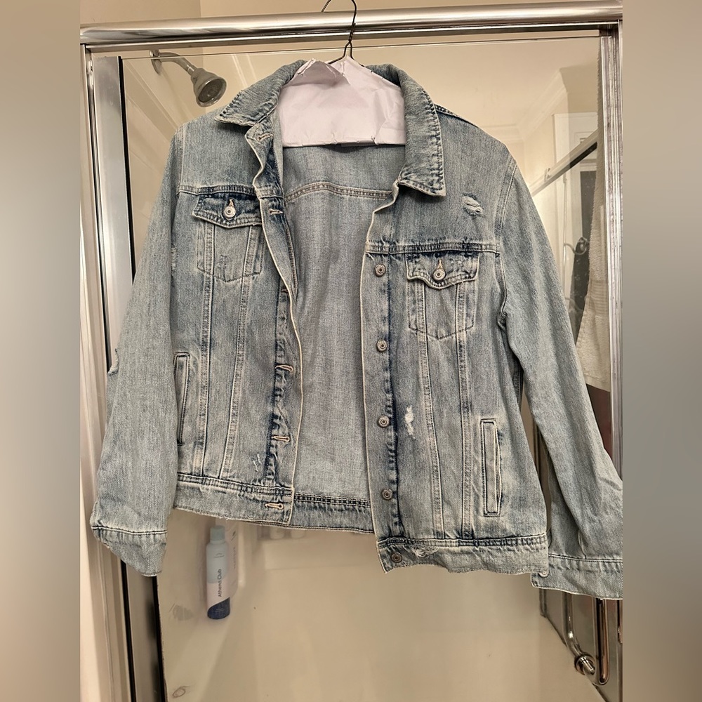 Distressed Jean jacket